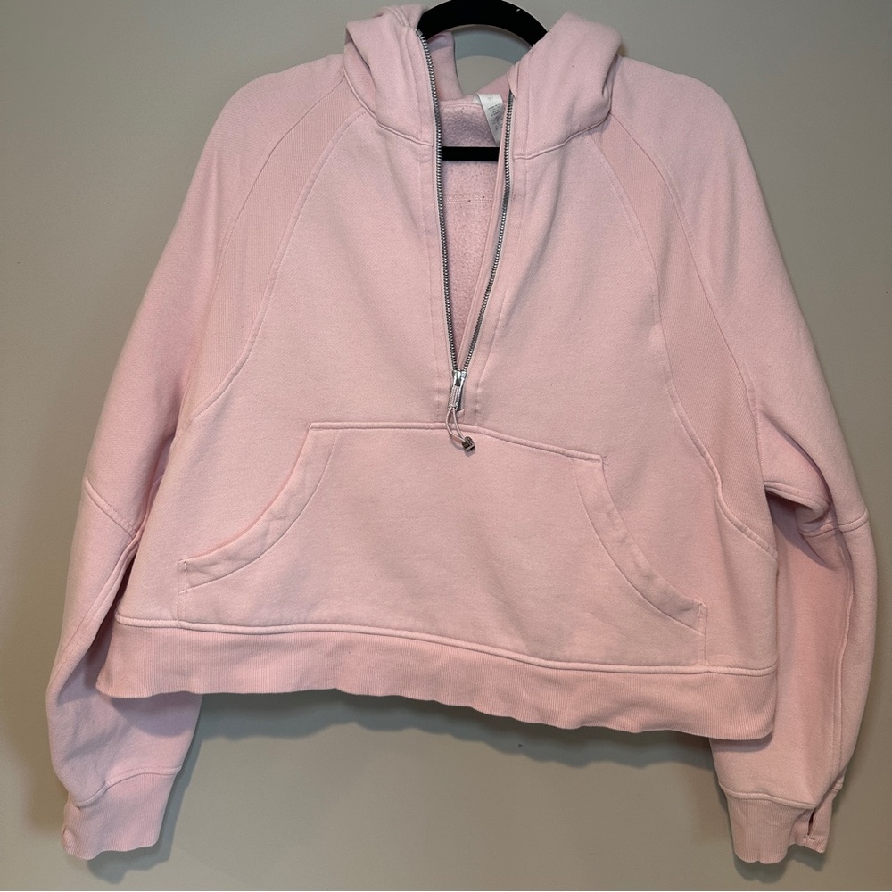 Pink XL/XXL SCUBA Lululemon Quarter Zip Hoodie